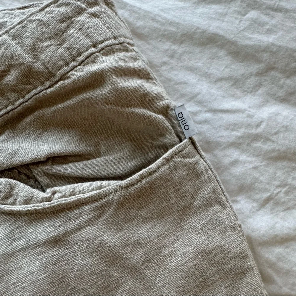 NWT ONIA Men's Stretch Linen Traveler‎ Pant in Stone Size 34
